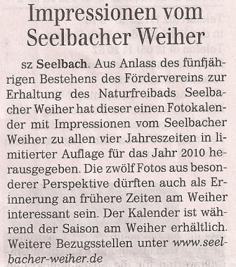Siegener Zeitung 10.07.09